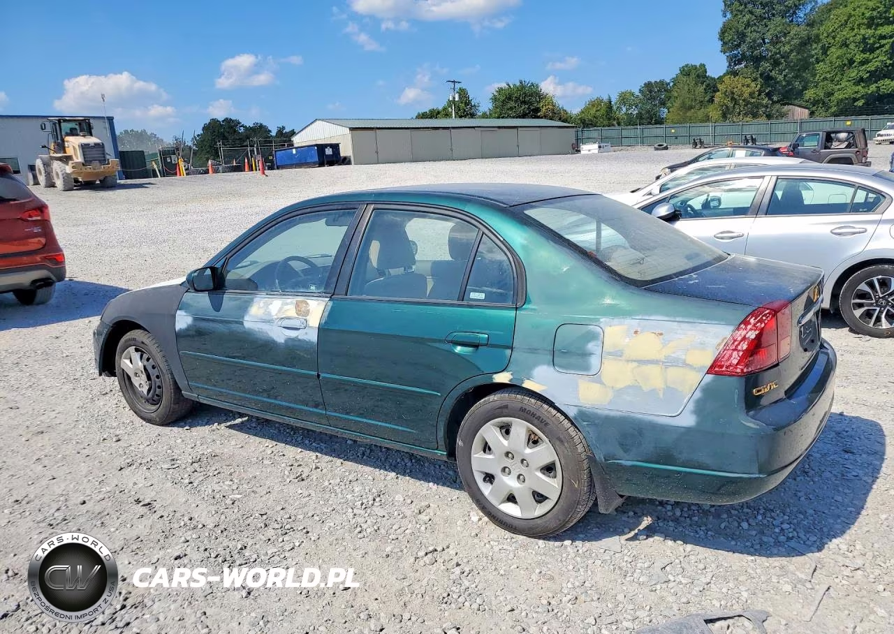 2002 HONDA CIVIC EX VIN:2HGES26752H511171 - 2