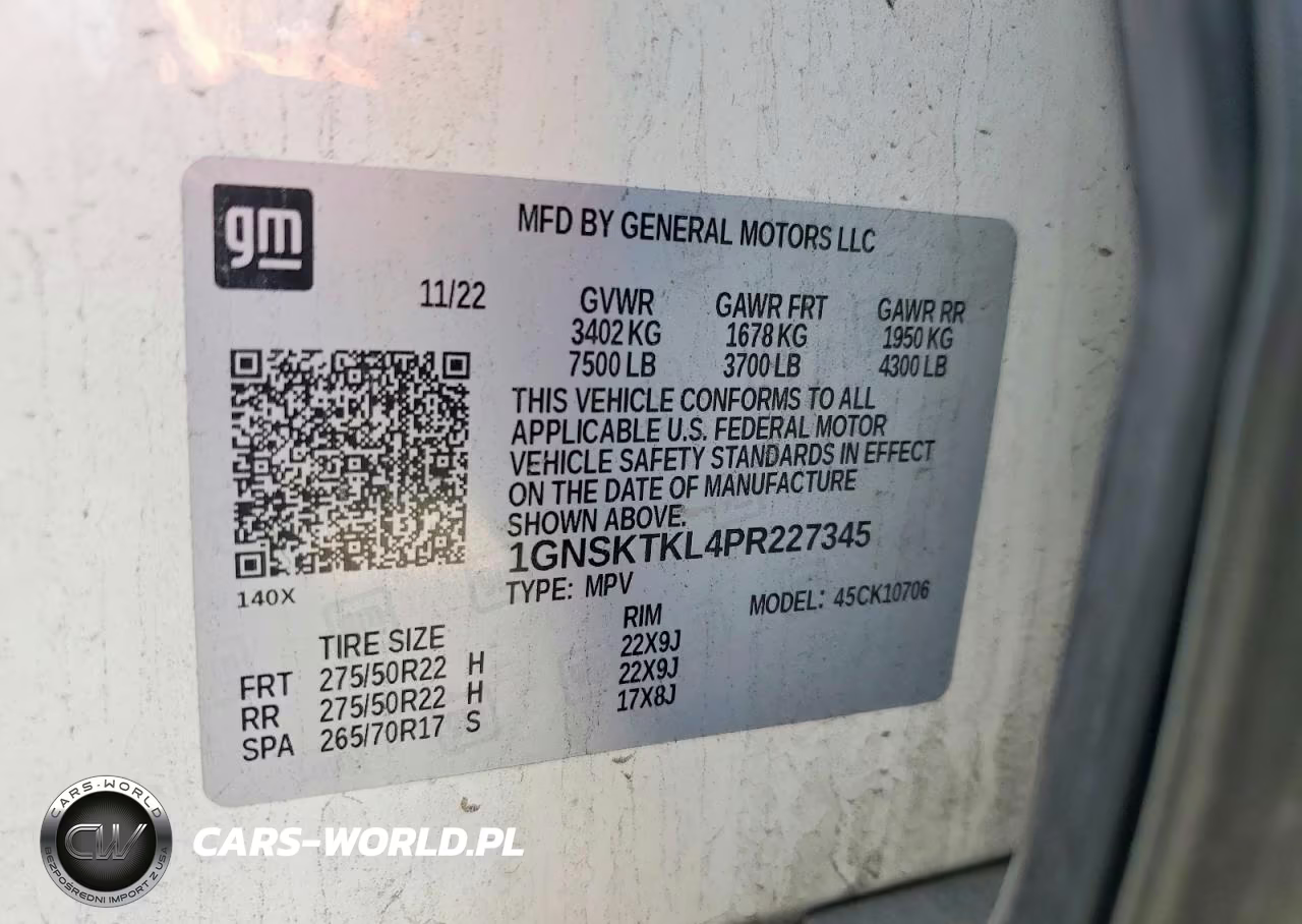 2023 Chevrolet Tahoe K1500 High Country VIN:1GNSKTKL4PR227345 - 13