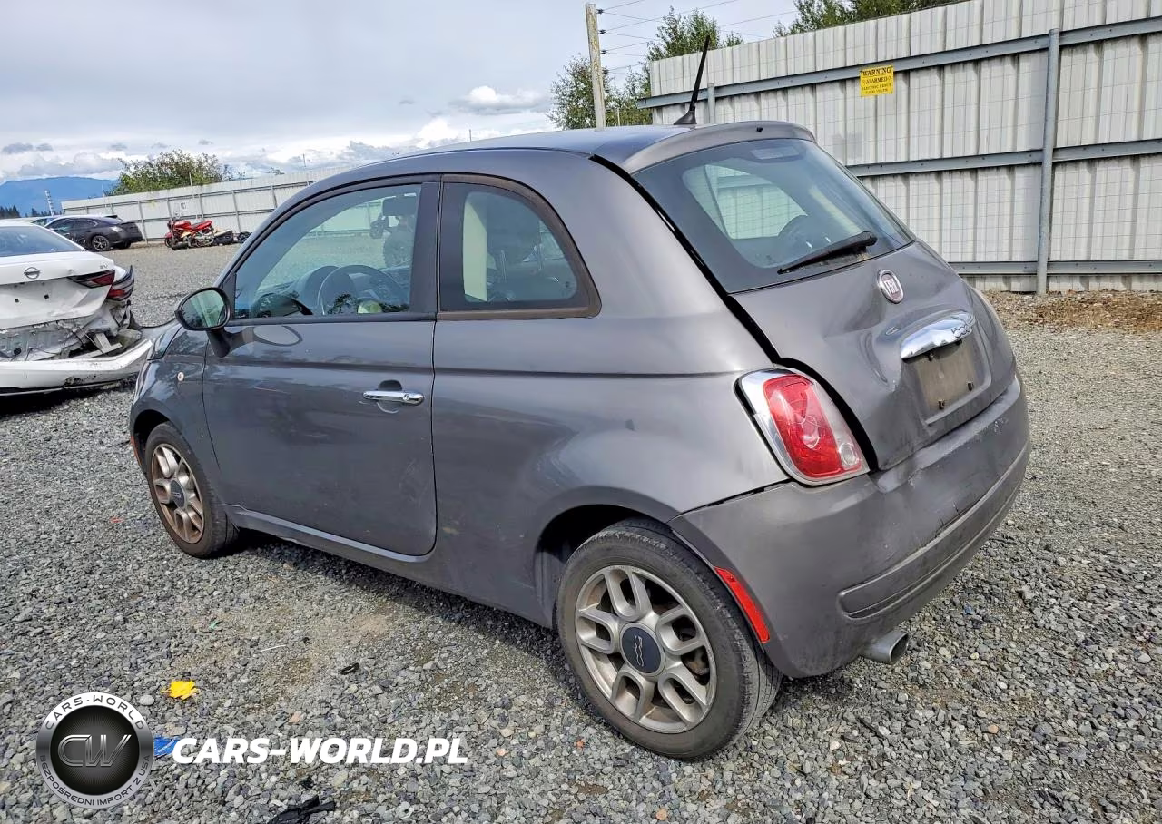 2012 Fiat 500 Pop VIN:3C3CFFAR8CT299051 - 2