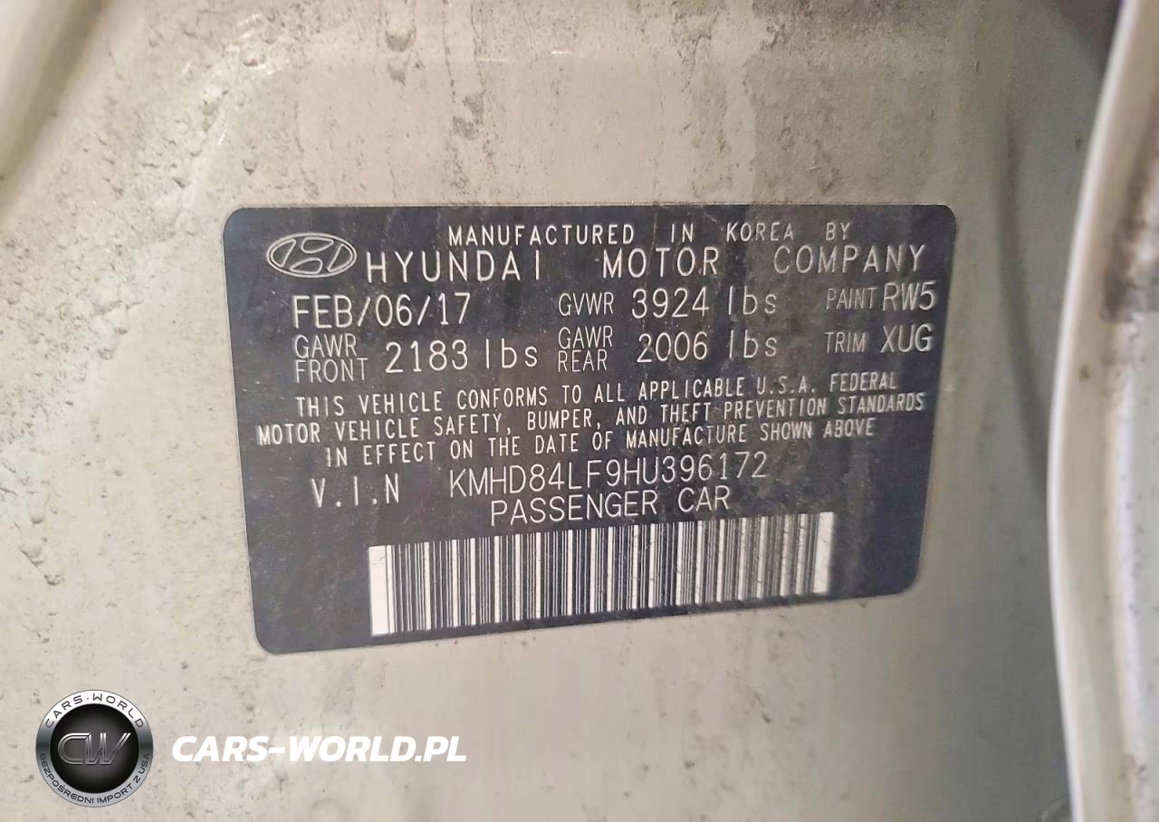 2017 Hyundai Elantra Value Edition VIN:KMHD84LF9HU396172 - 12