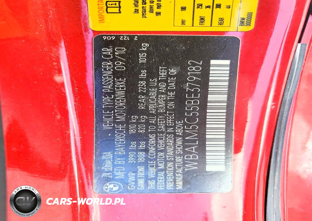 2011 BMW Z4 Sdrive30I VIN:WBALM5C55BE379182 - 12