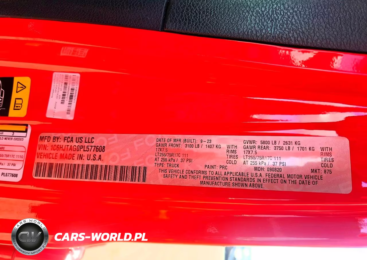 2023 Jeep Gladiator Sport VIN:1C6HJTAG0PL577608 - 13