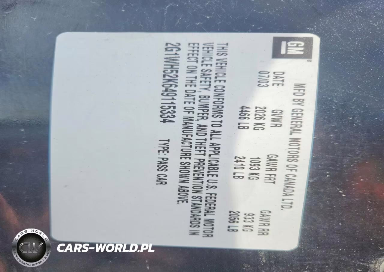 2004 Chevrolet Impala Ls VIN:2G1WH52K649115334 - 12