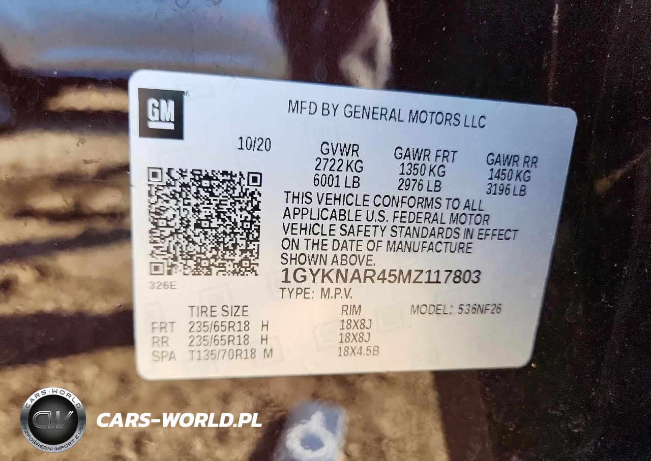 2021 Cadillac Xt5 Luxury VIN:1GYKNAR45MZ117803 - 14