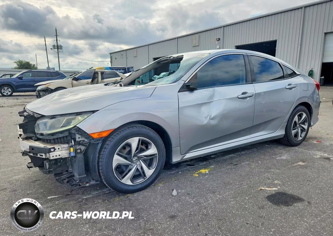 2019 Honda Civic Lx VIN:19XFC2F62KE042740 - 1