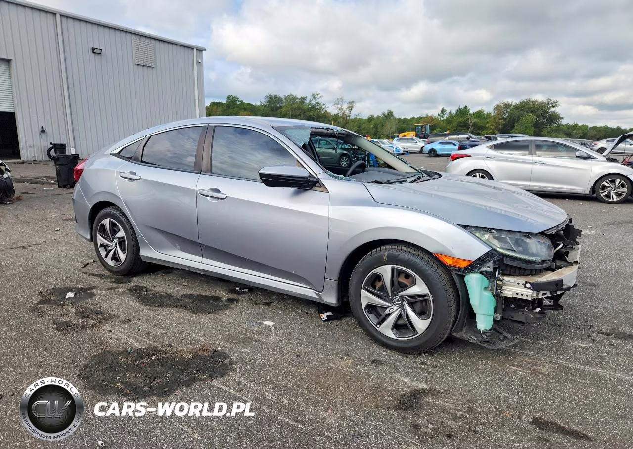 2019 Honda Civic Lx VIN:19XFC2F62KE042740 - 4
