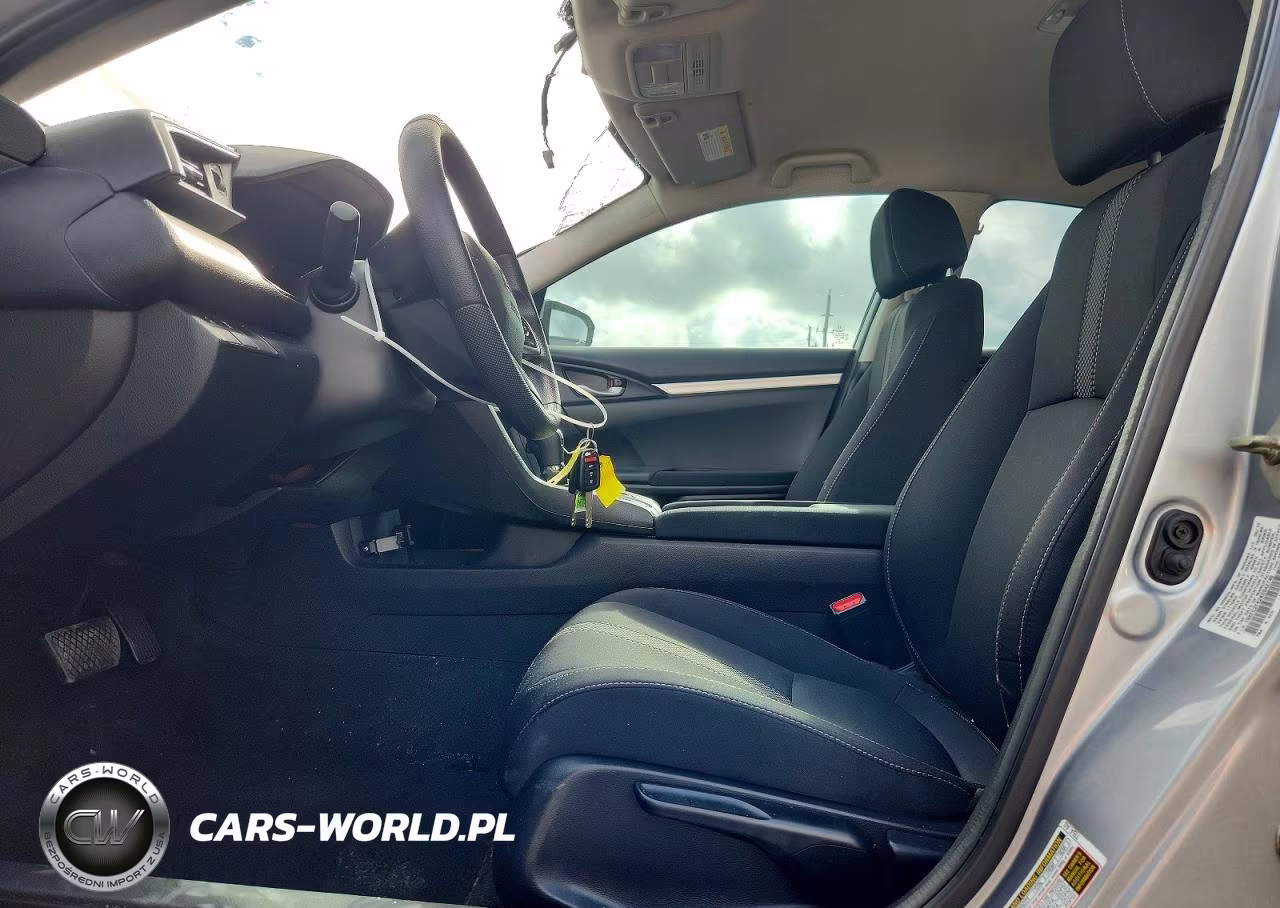 2019 Honda Civic Lx VIN:19XFC2F62KE042740 - 7