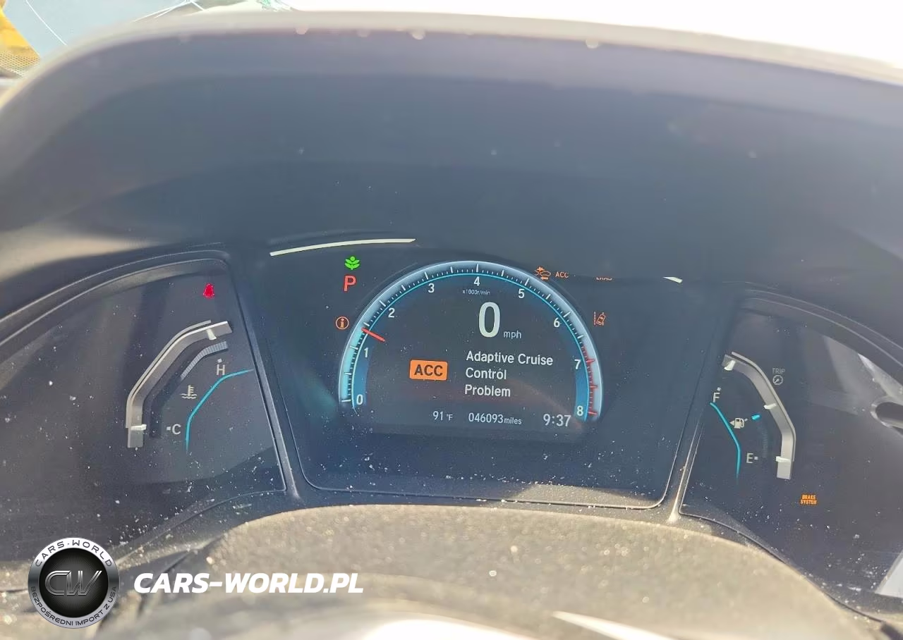 2019 Honda Civic Lx VIN:19XFC2F62KE042740 - 9