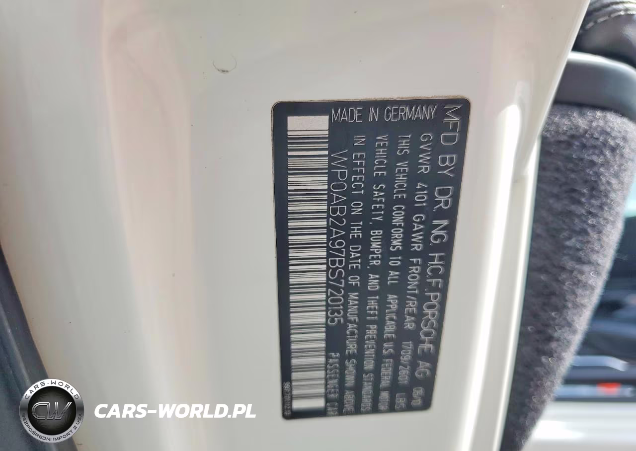 2011 Porsche 911 Carrera S VIN:WP0AB2A97BS720135 - 12