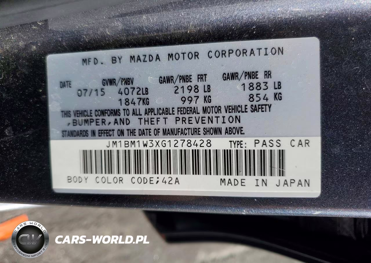 2016 Mazda 3 Touring VIN:JM1BM1W3XG1278428 - 12