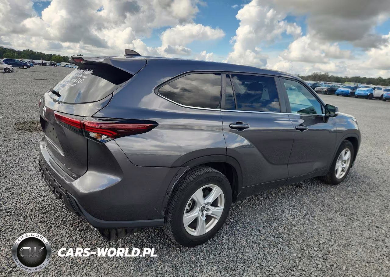 2024 Toyota Highlander Le VIN:5TDKDRAH1RS529487 - 3
