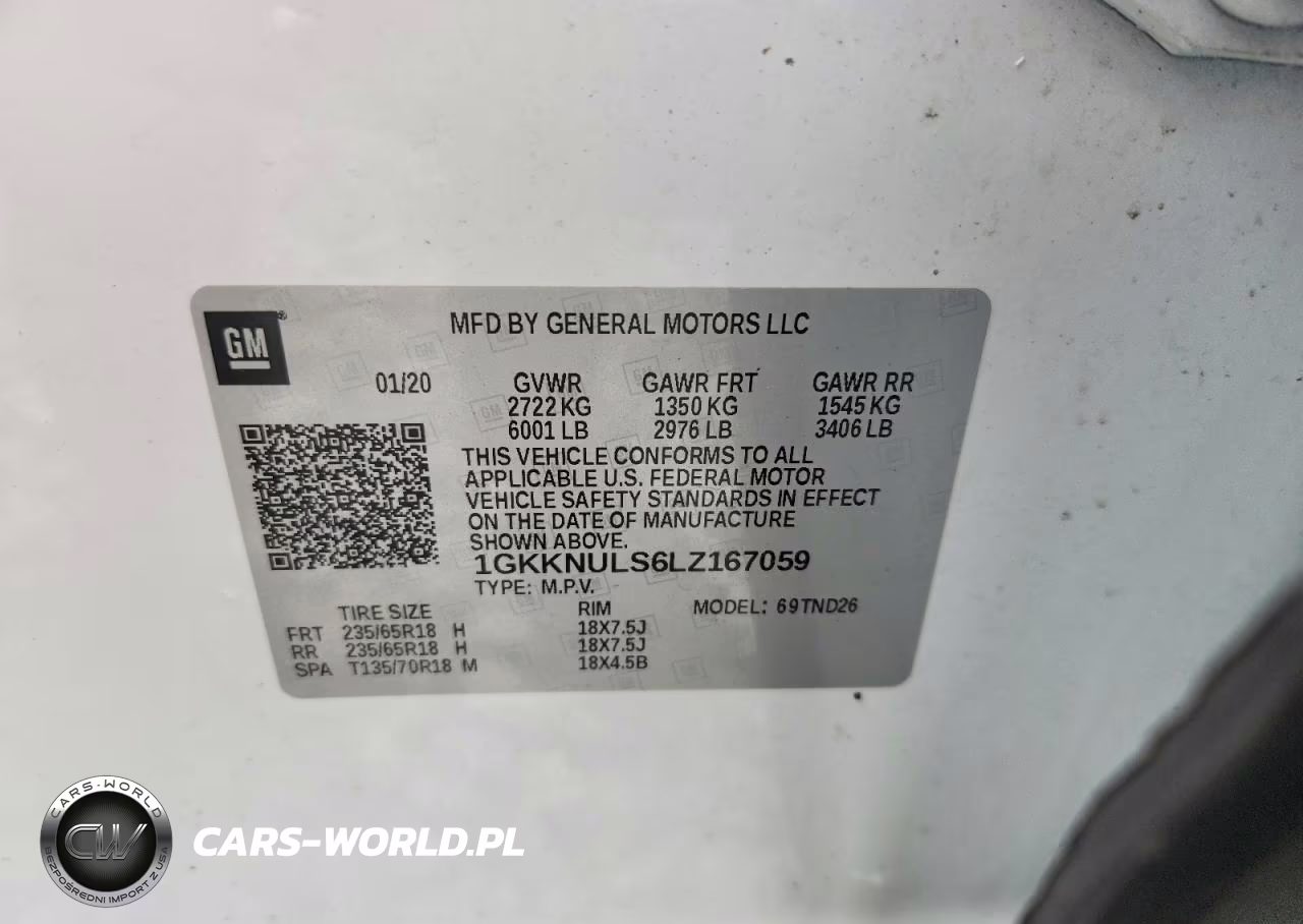 2020 GMC Acadia Slt VIN:1GKKNULS6LZ167059 - 13