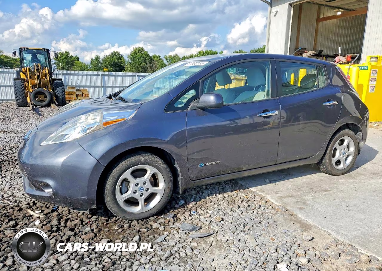 2013 Nissan Leaf S VIN:1N4AZ0CP2DC421621 - 1