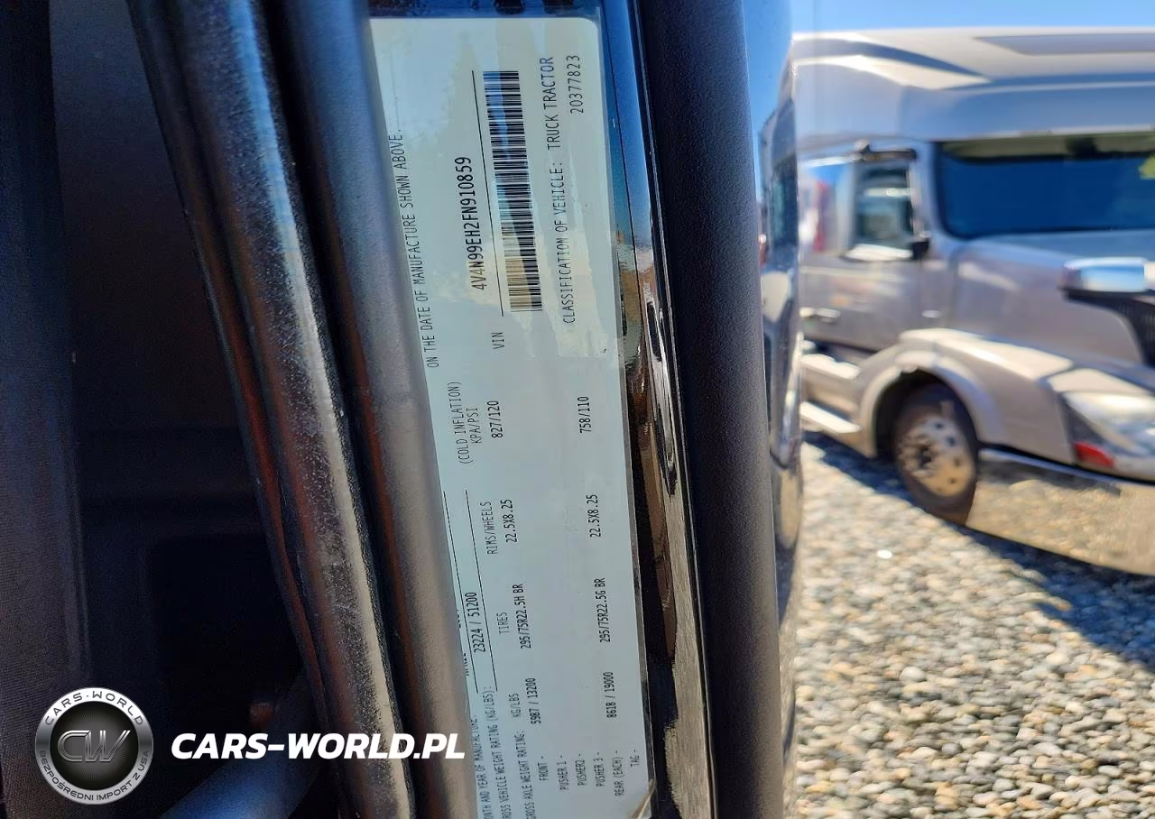 2015 Volvo Vnl Semi Truck VIN:4V4N99EH2FN910859 - 12