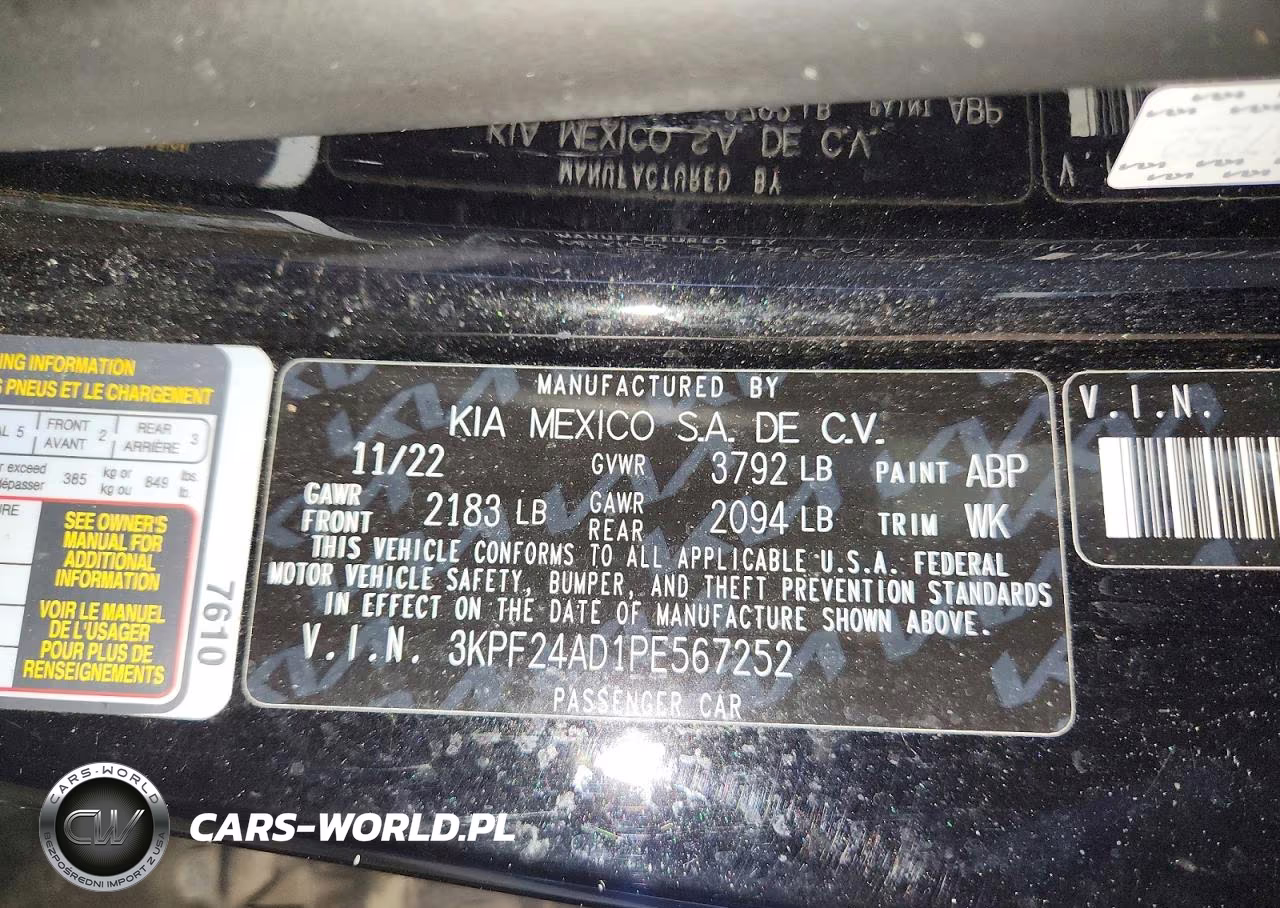 2023 Kia Forte Lxs VIN:3KPF24AD1PE567252 - 13
