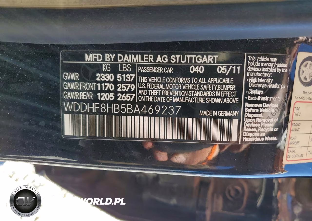 2011 Mercedes-Benz E 350 4Matic VIN:WDDHF8HB5BA469237 - 12
