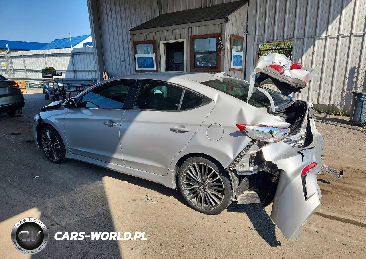 2018 Hyundai Elantra Sport VIN:KMHD04LB0JU552920 - 2