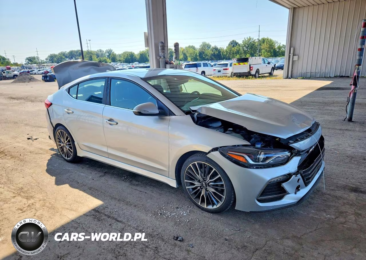 2018 Hyundai Elantra Sport VIN:KMHD04LB0JU552920 - 4