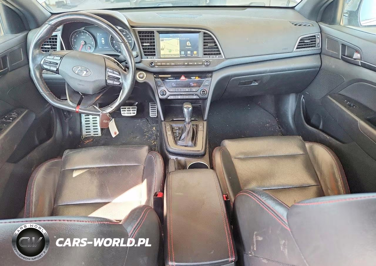 2018 Hyundai Elantra Sport VIN:KMHD04LB0JU552920 - 8