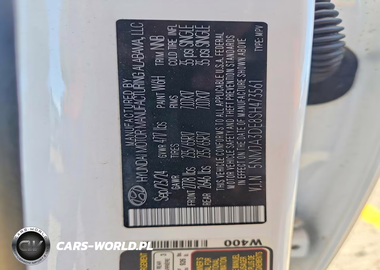 2025 Hyundai Tucson Se VIN:5NMJA3DE8SH473561 - 14