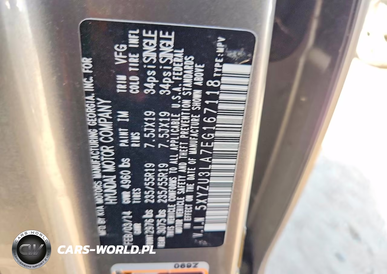 2014 Hyundai Santa Fe Sport 2.0T VIN:5XYZU3LA7EG167118 - 13