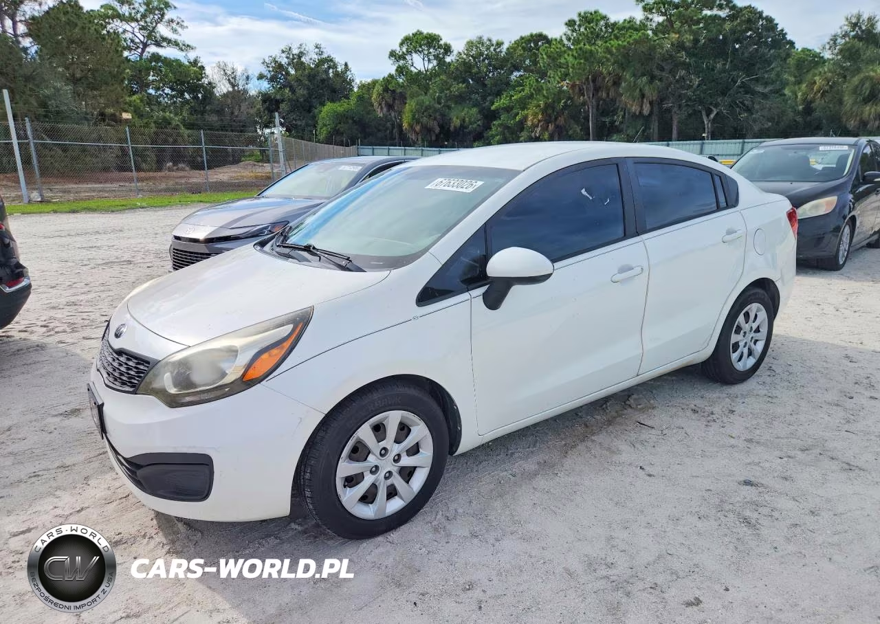 2014 Kia Rio Lx VIN:KNADM4A32E6360670 - 1