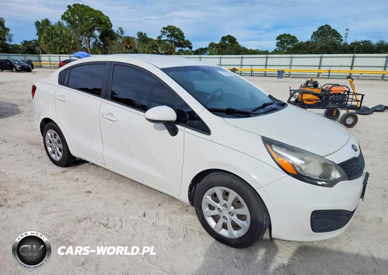 2014 Kia Rio Lx VIN:KNADM4A32E6360670 - 4