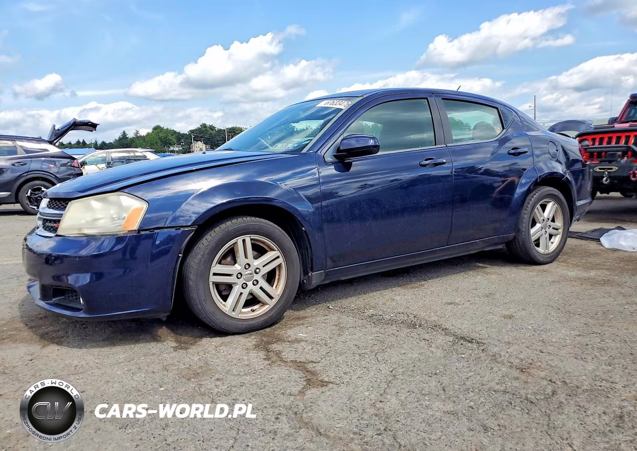 2013 Dodge Avenger Sxt VIN:1C3CDZCB1DN768084 - 1
