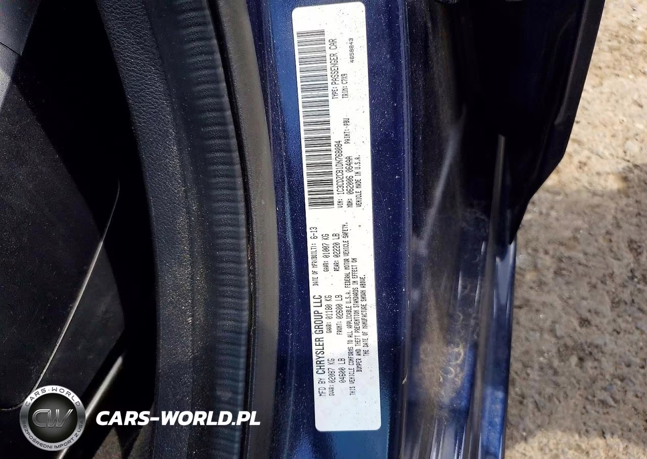 2013 Dodge Avenger Sxt VIN:1C3CDZCB1DN768084 - 12