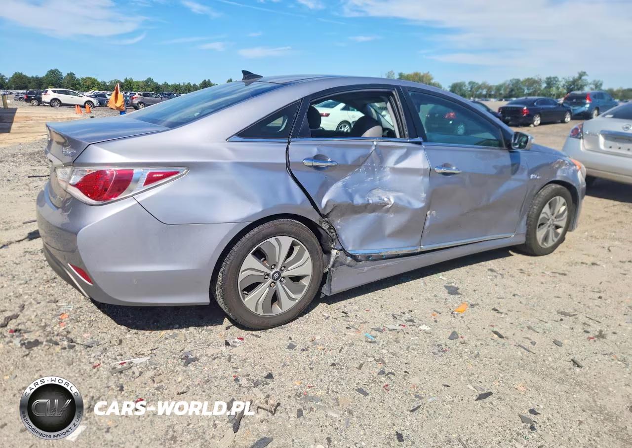 2015 Hyundai Sonata Hybrid Limited VIN:KMHEC4A42FA122461 - 3