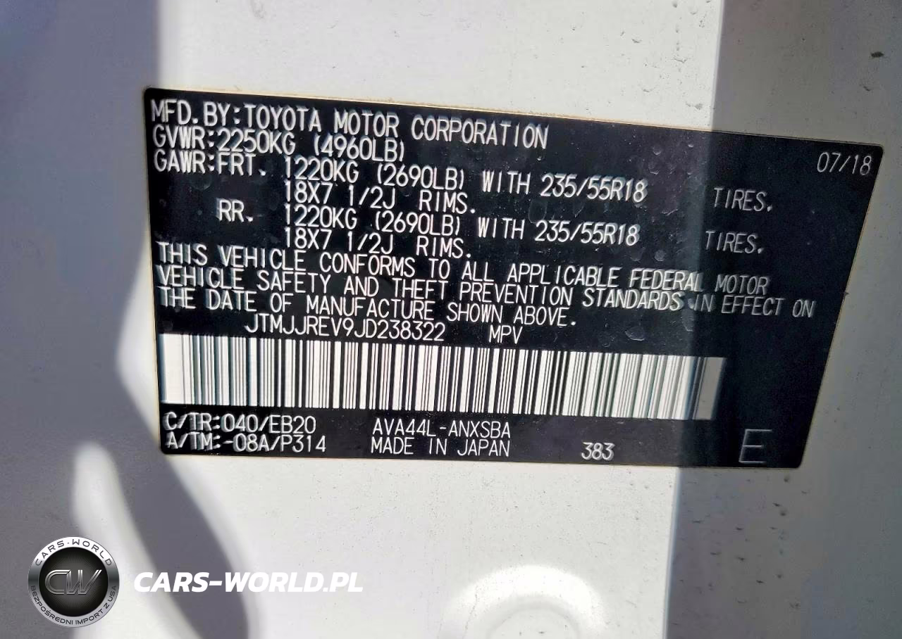 2018 Toyota Rav4 Hv Se VIN:JTMJJREV9JD238322 - 14