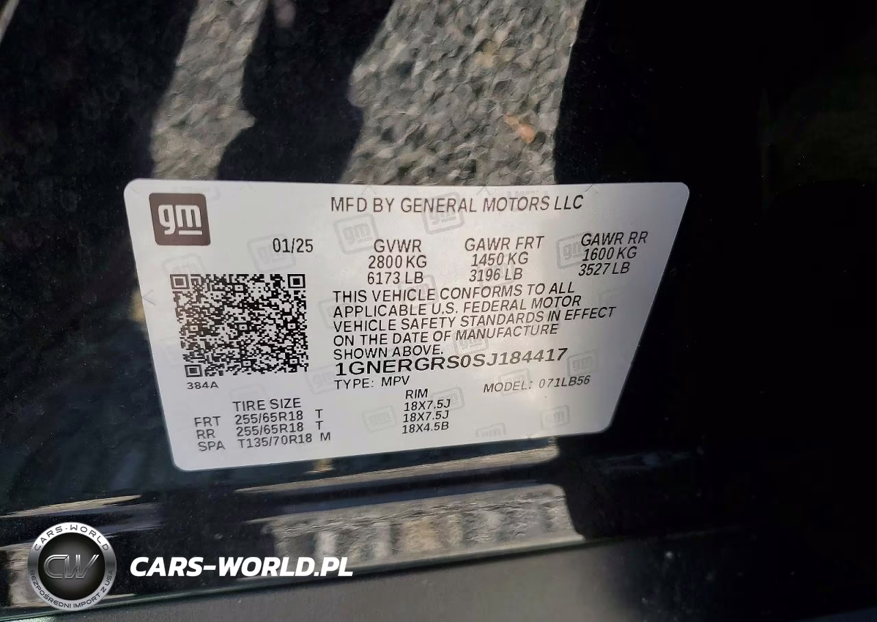 2025 Chevrolet Traverse Lt VIN:1GNERGRS0SJ184417 - 13