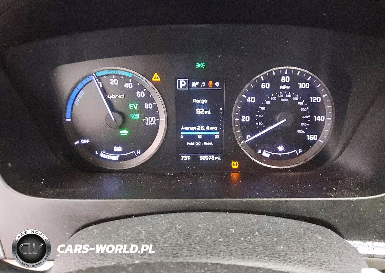 2016 Hyundai Sonata Hybrid Se VIN:KMHE24L15GA038660 - 9