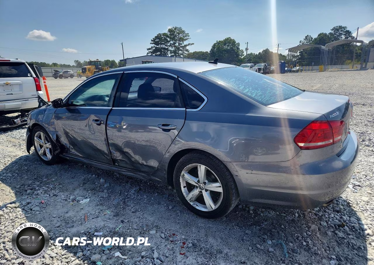2014 Volkswagen Passat Se VIN:1VWBP7A36EC004658 - 2
