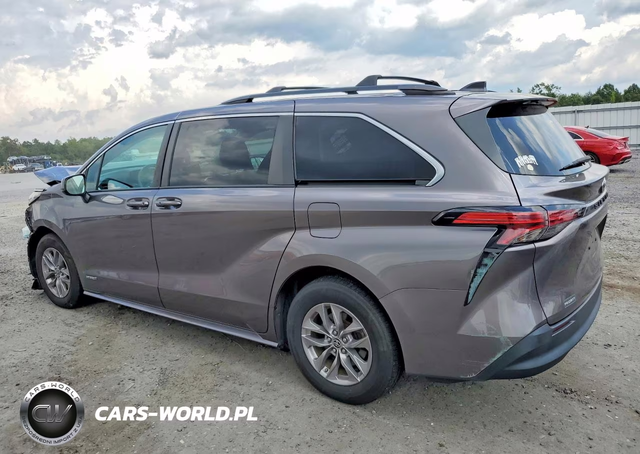 2021 Toyota Sienna Le VIN:5TDKRKEC2MS057042 - 2