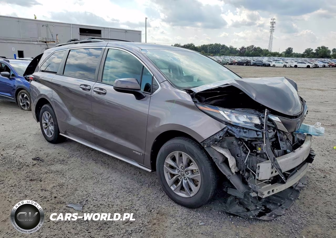 2021 Toyota Sienna Le VIN:5TDKRKEC2MS057042 - 4