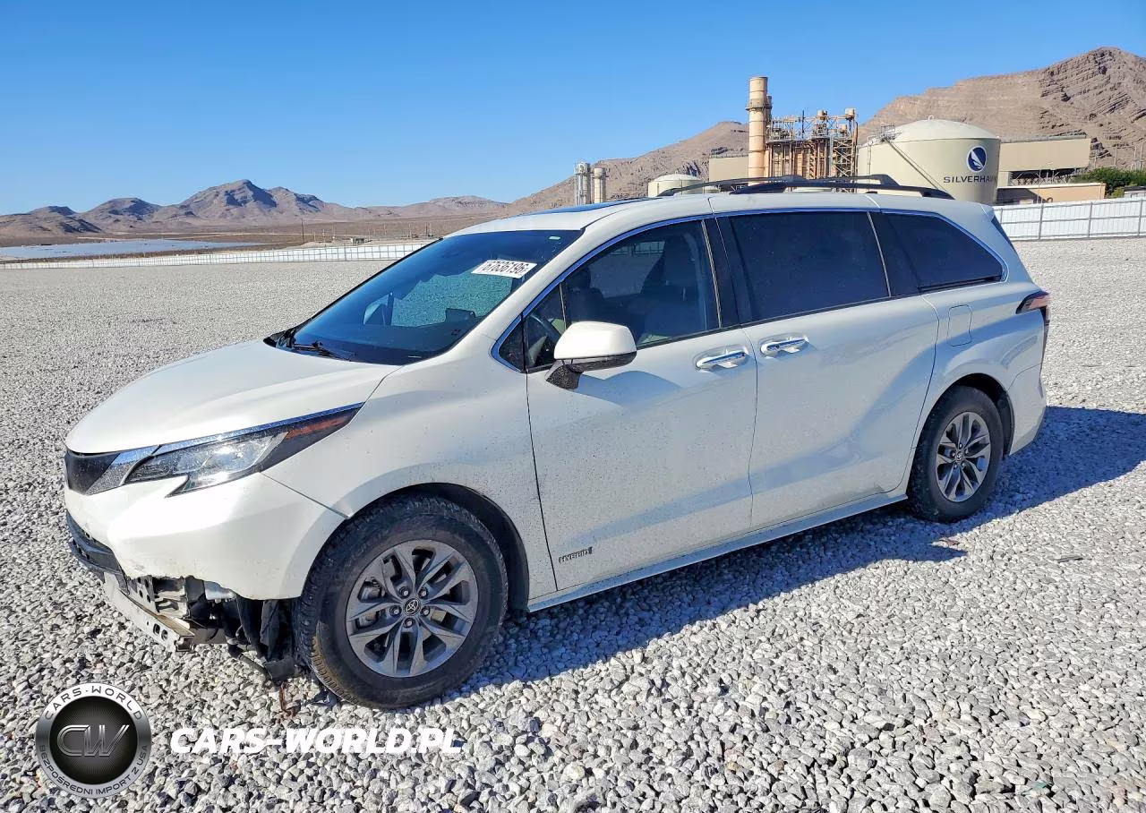 2021 Toyota Sienna Xle VIN:5TDJRKEC7MS053564 - 1