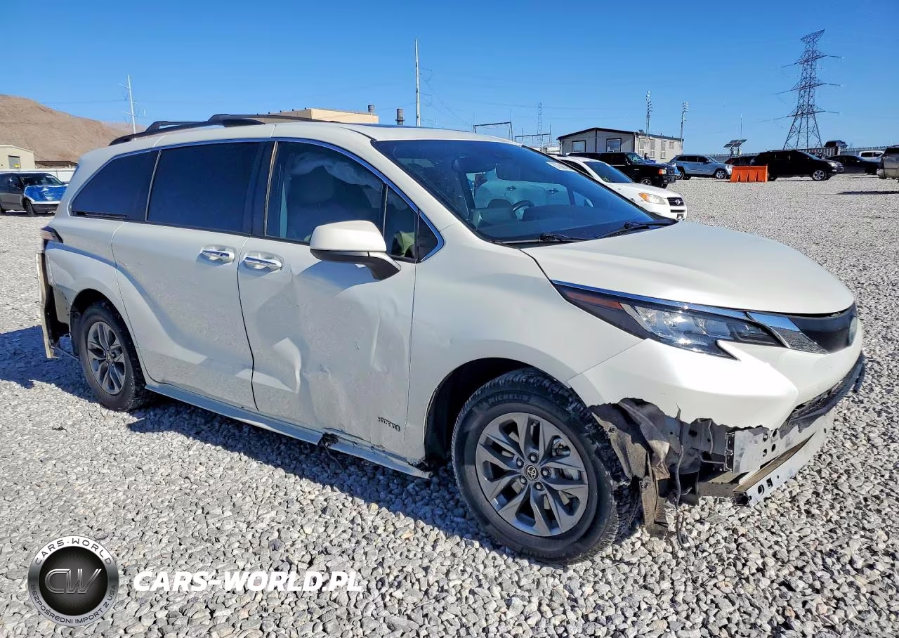2021 Toyota Sienna Xle VIN:5TDJRKEC7MS053564 - 4