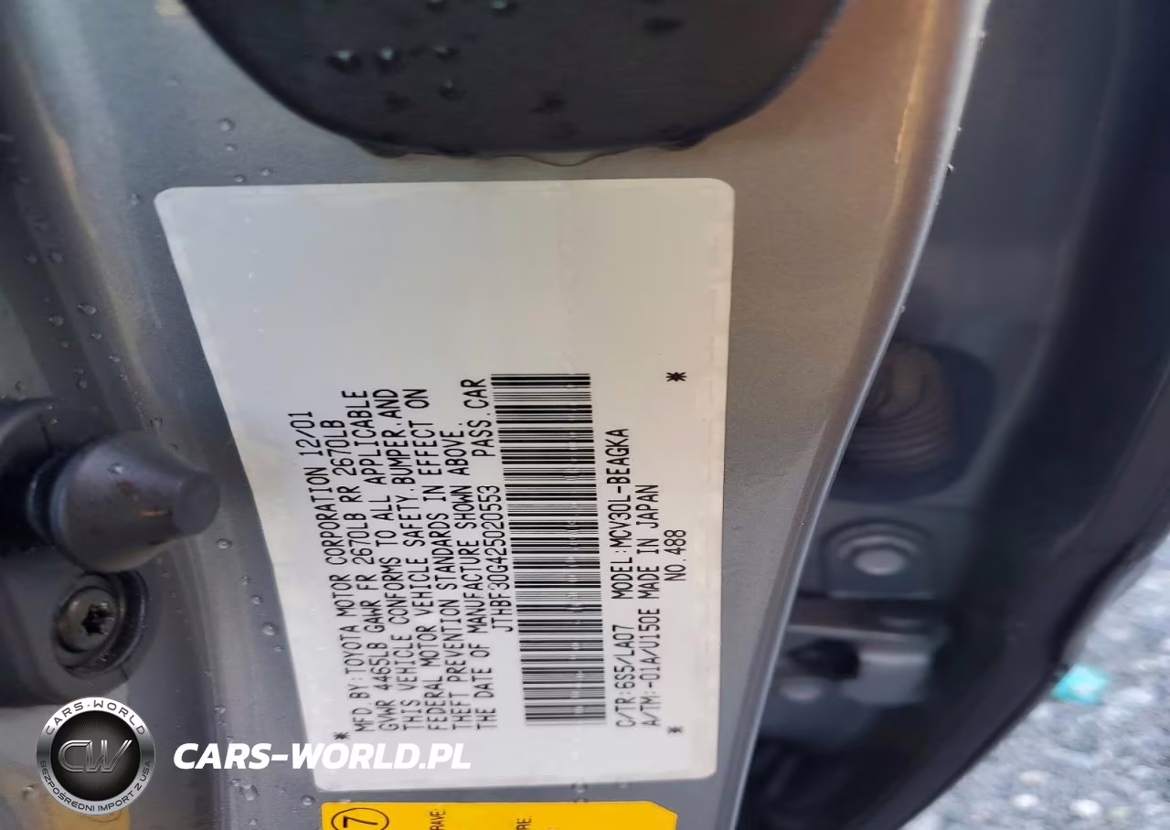 2002 Lexus Es 300 VIN:JTHBF30G425020553 - 13