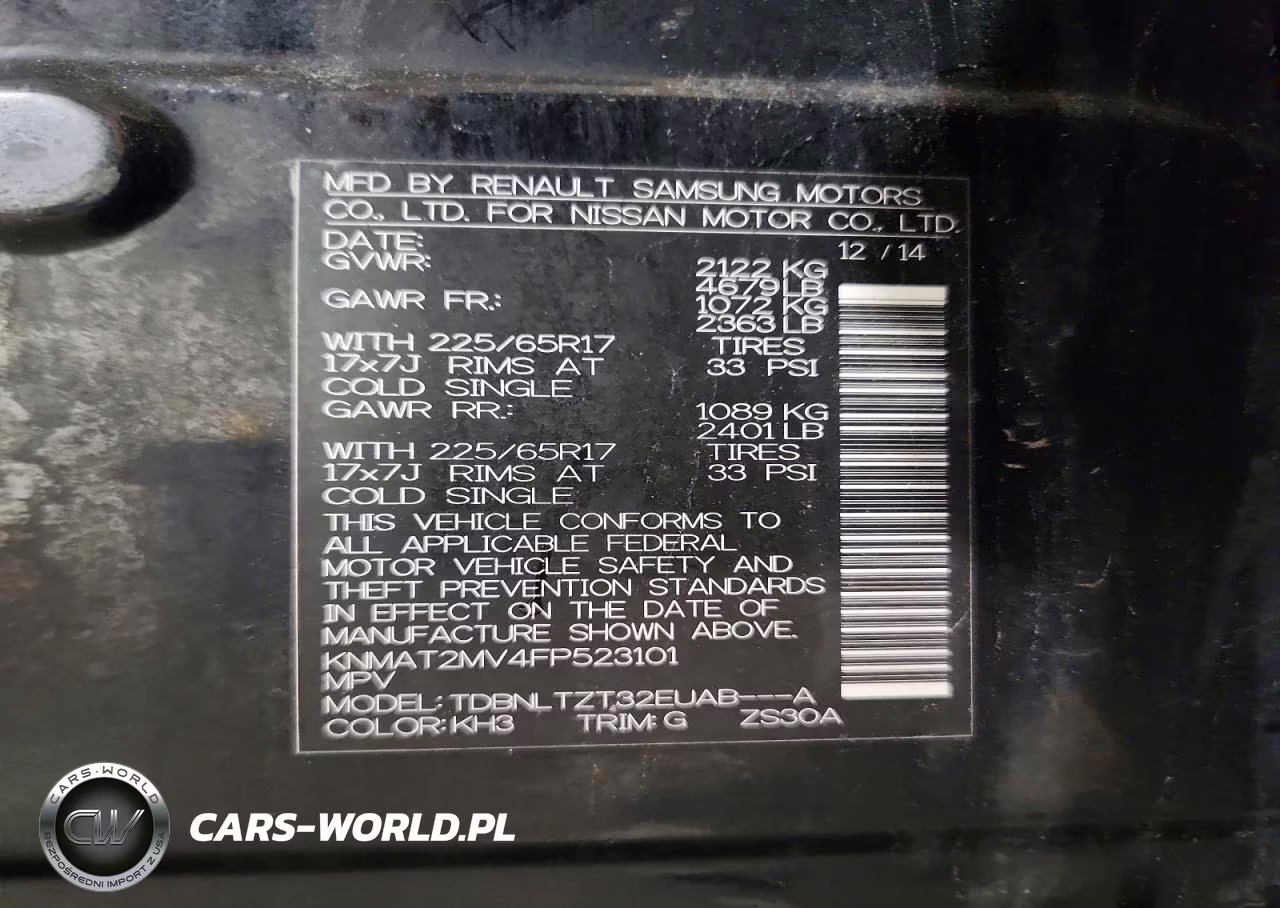2015 Nissan Rogue Sv VIN:KNMAT2MV4FP523101 - 13