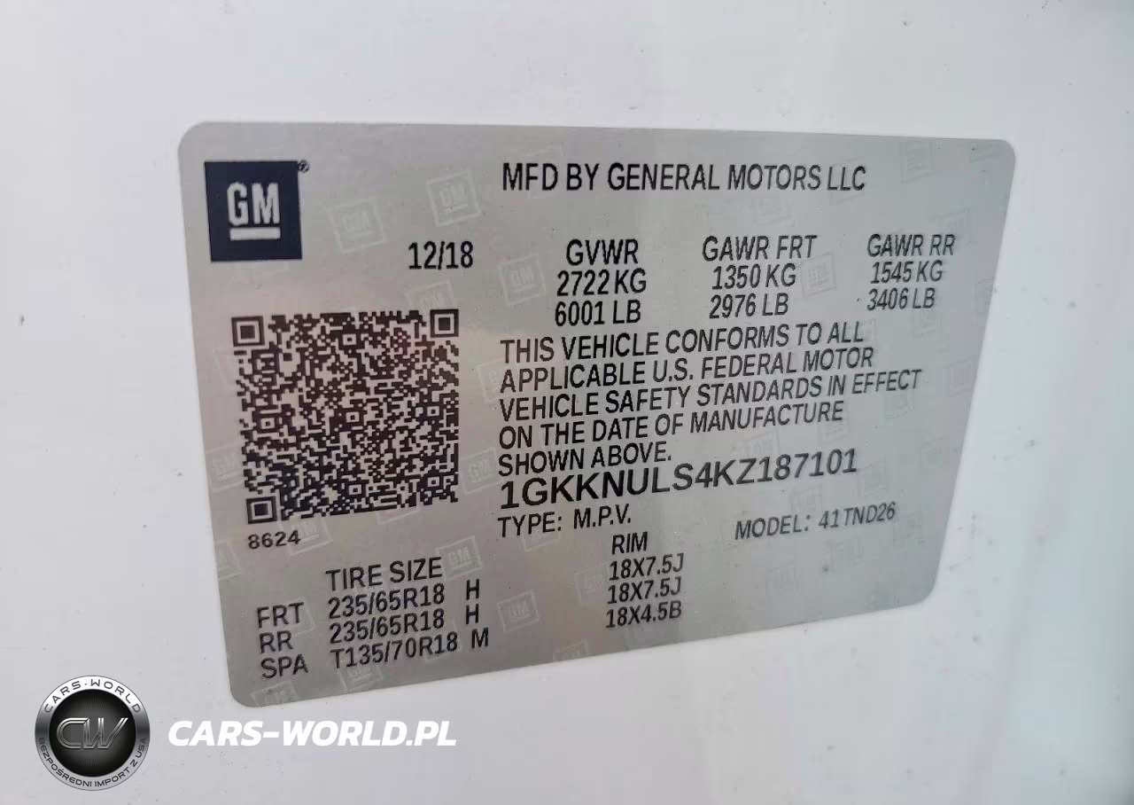 2019 GMC Acadia Slt-1 VIN:1GKKNULS4KZ187101 - 14