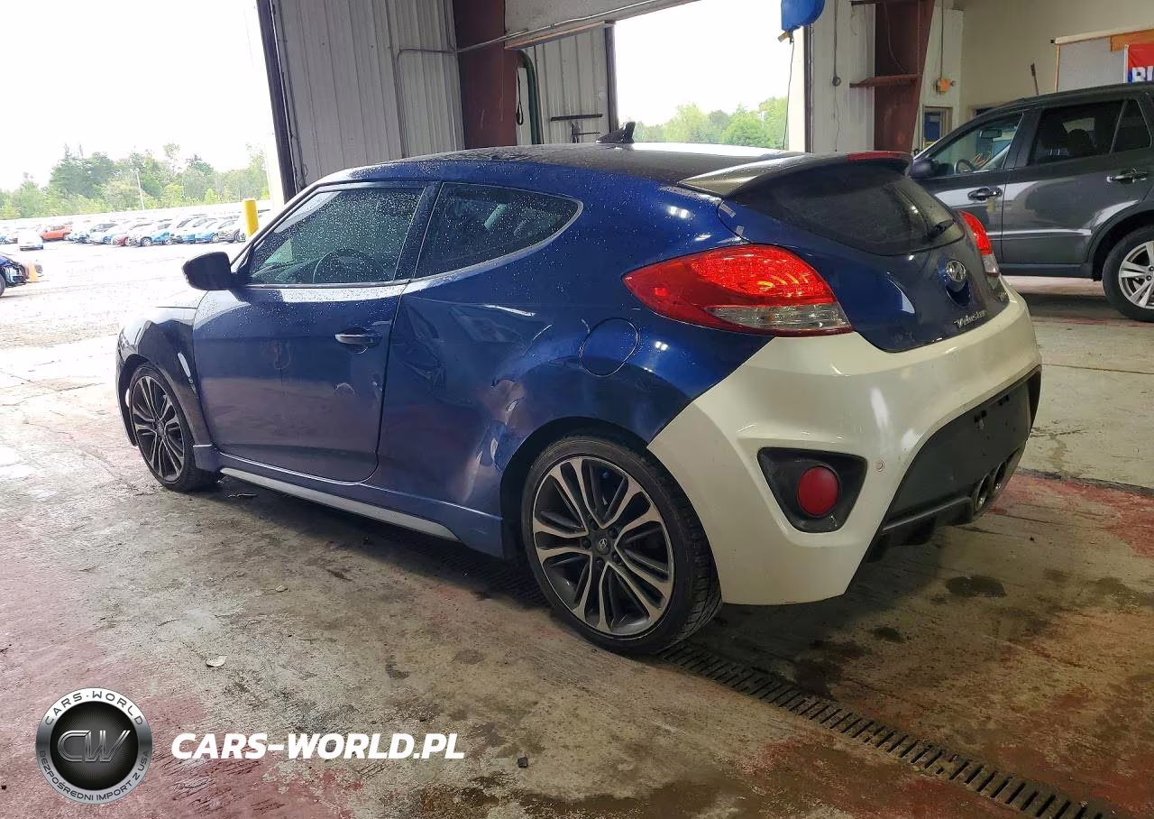 2017 Hyundai Veloster Turbo VIN:KMHTC6AE7HU308588 - 2