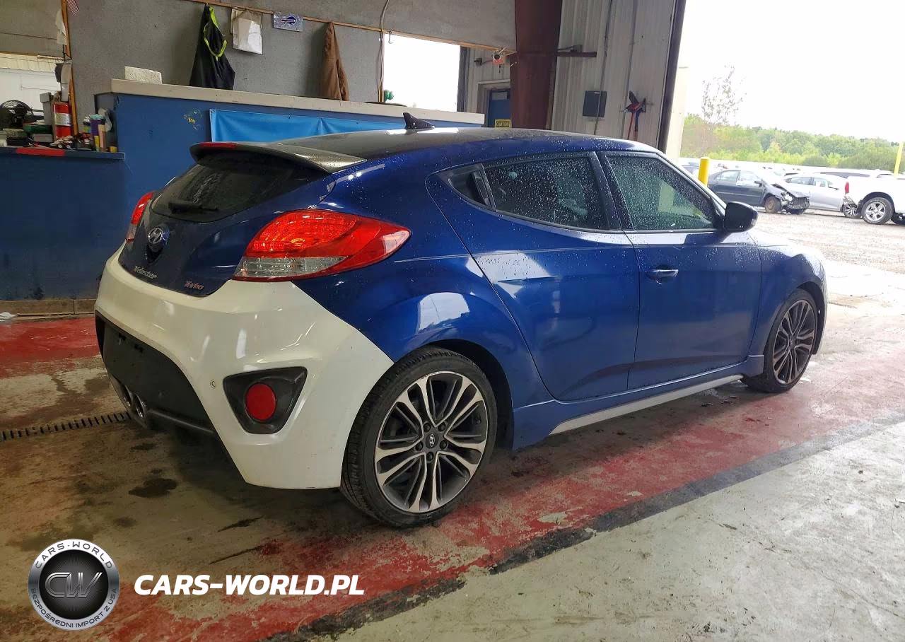2017 Hyundai Veloster Turbo VIN:KMHTC6AE7HU308588 - 3