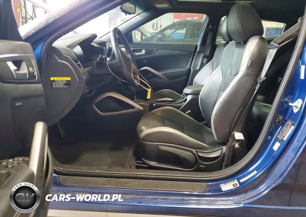 2017 Hyundai Veloster Turbo VIN:KMHTC6AE7HU308588 - 7