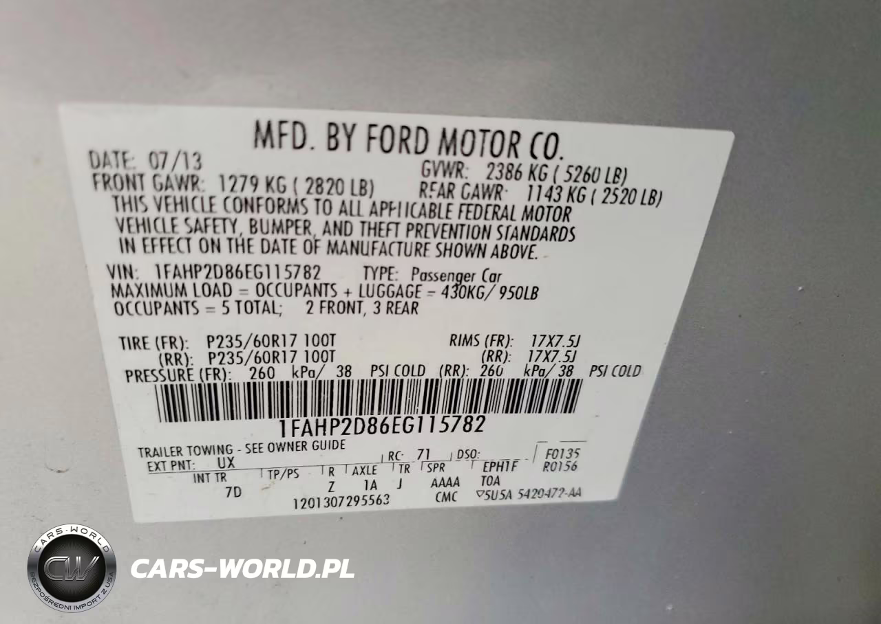 2014 Ford Taurus Se VIN:1FAHP2D86EG115782 - 12