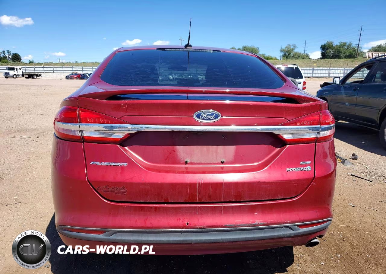 2017 Ford Fusion Se Hybrid VIN:3FA6P0LU1HR234671 - 6