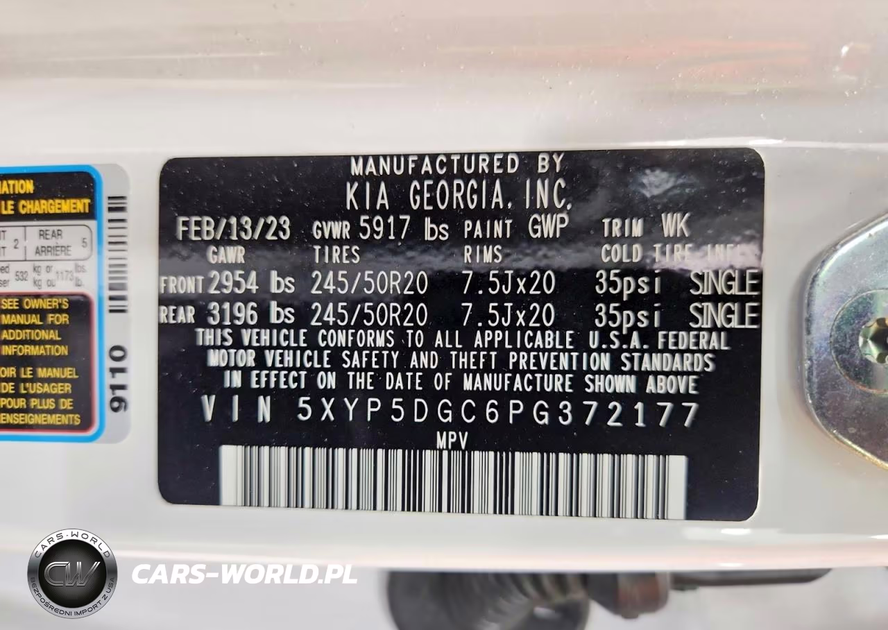 2023 Kia Telluride Sx VIN:5XYP5DGC6PG372177 - 14