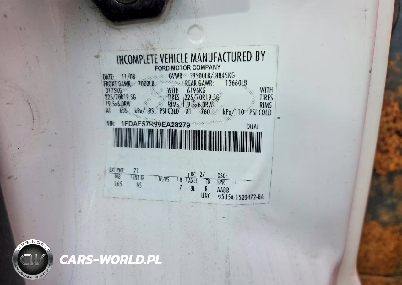2009 Ford F550 Super Duty Utility - Service Truck VIN:1FDAF57R99EA28279 - 12