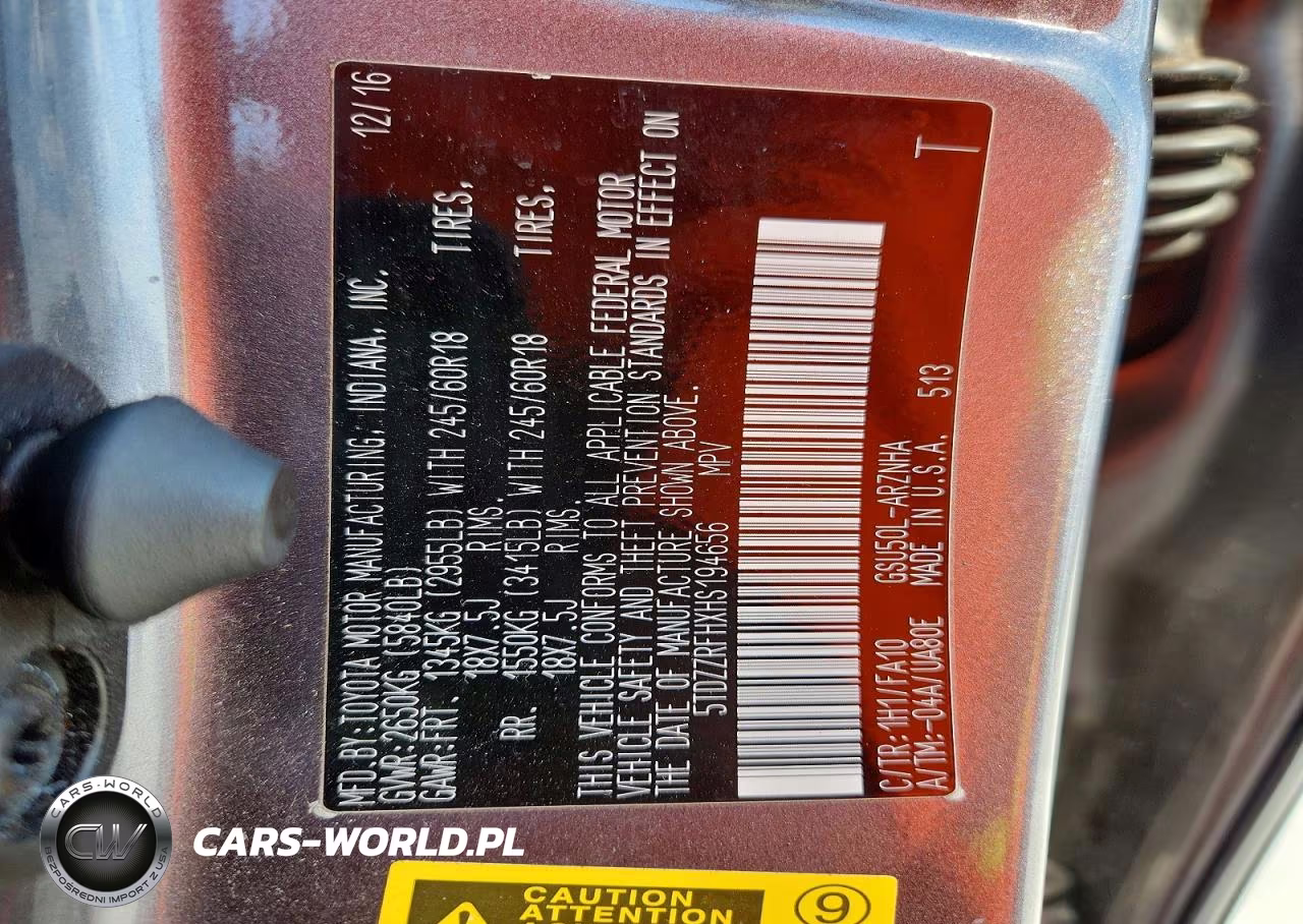 2017 Toyota Highlander Le Plus VIN:5TDZZRFHXHS194656 - 13