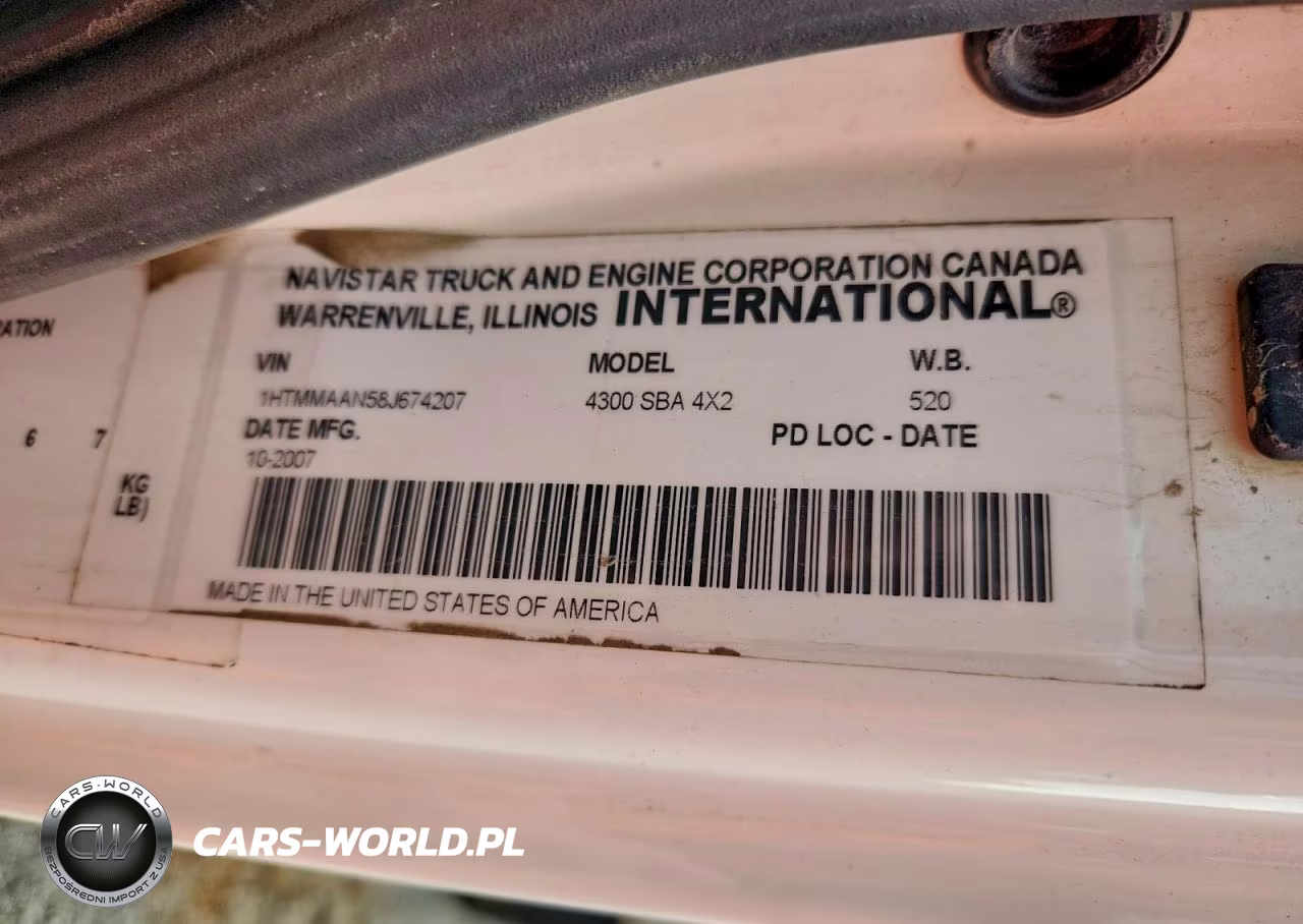 2008 International 4300 Propane Delivery Truck VIN:1HTMMAAN58J674207 - 12